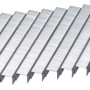 LUX Flachdrahtklammern, 12,4 mm x 10 mm, 1000 Stück, für Tacker, verzinkter Stahldraht.