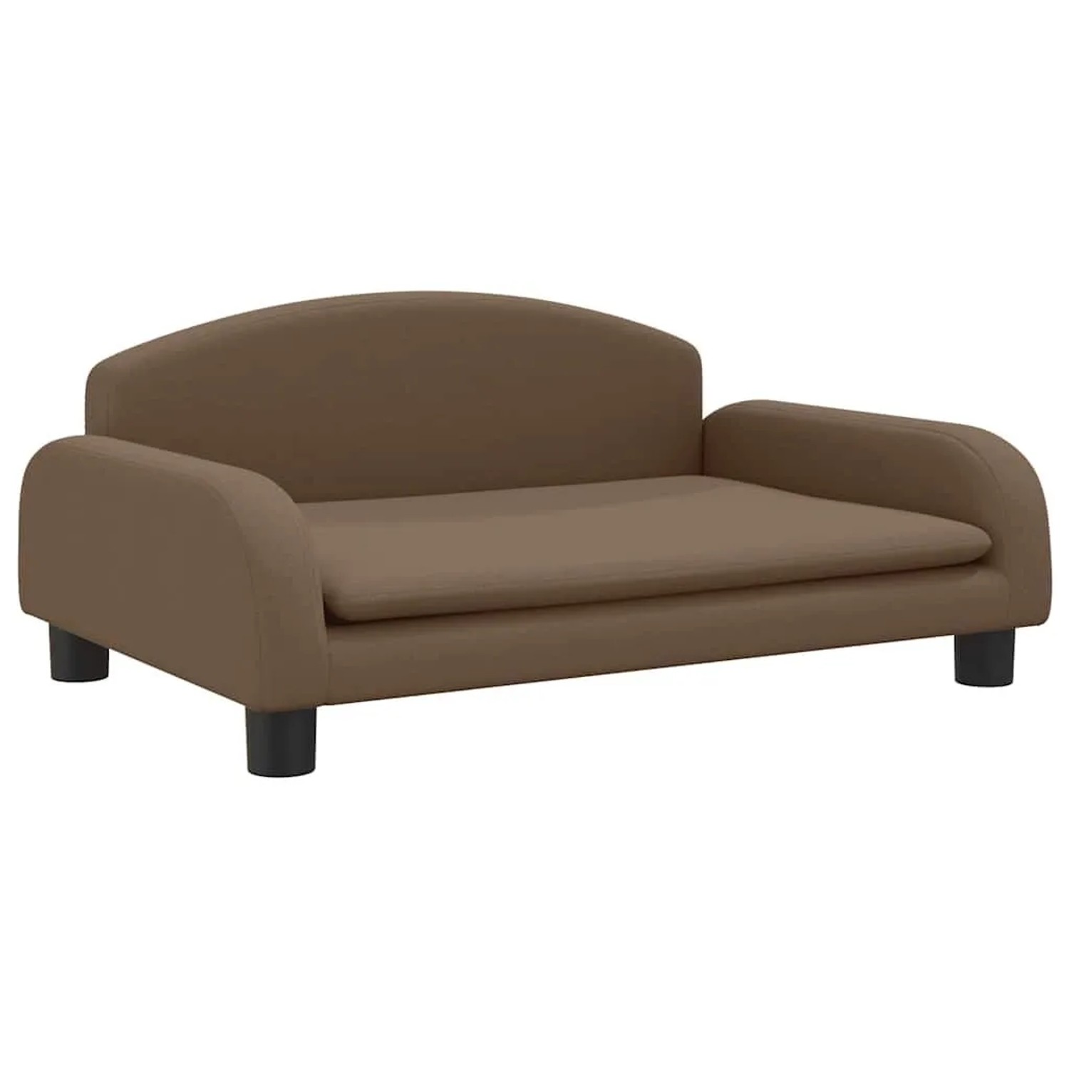 vidaXL Hundebett Braun 70x45x30 cm Stoff 171962