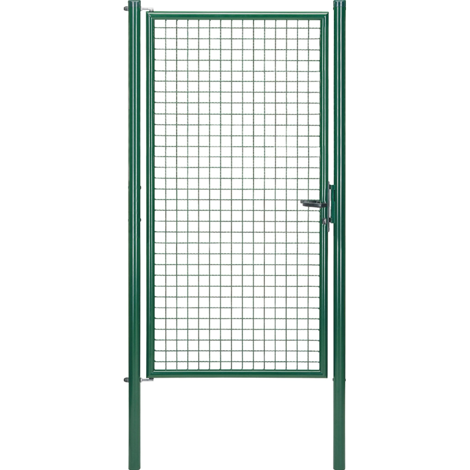Einzeltor für Maschendraht- und Alberts Fix-Clip Pro-Zaun Grün 200 cm x 100 cm