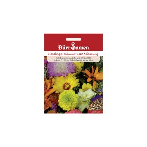 Dürr Samen Mössinger Blumenmischung, hohe Abmischung für 6 qm. Blumensamen-Packung mit bunten Sommerblumen.