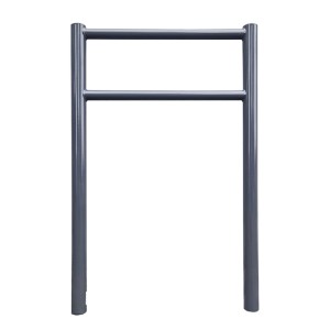 TRUTZHOLM Fahrradanlehnbügel, 115x75 cm, Stahl, pulverbeschichtet, Typ H. Fahrradständer für 2 Fahrräder.