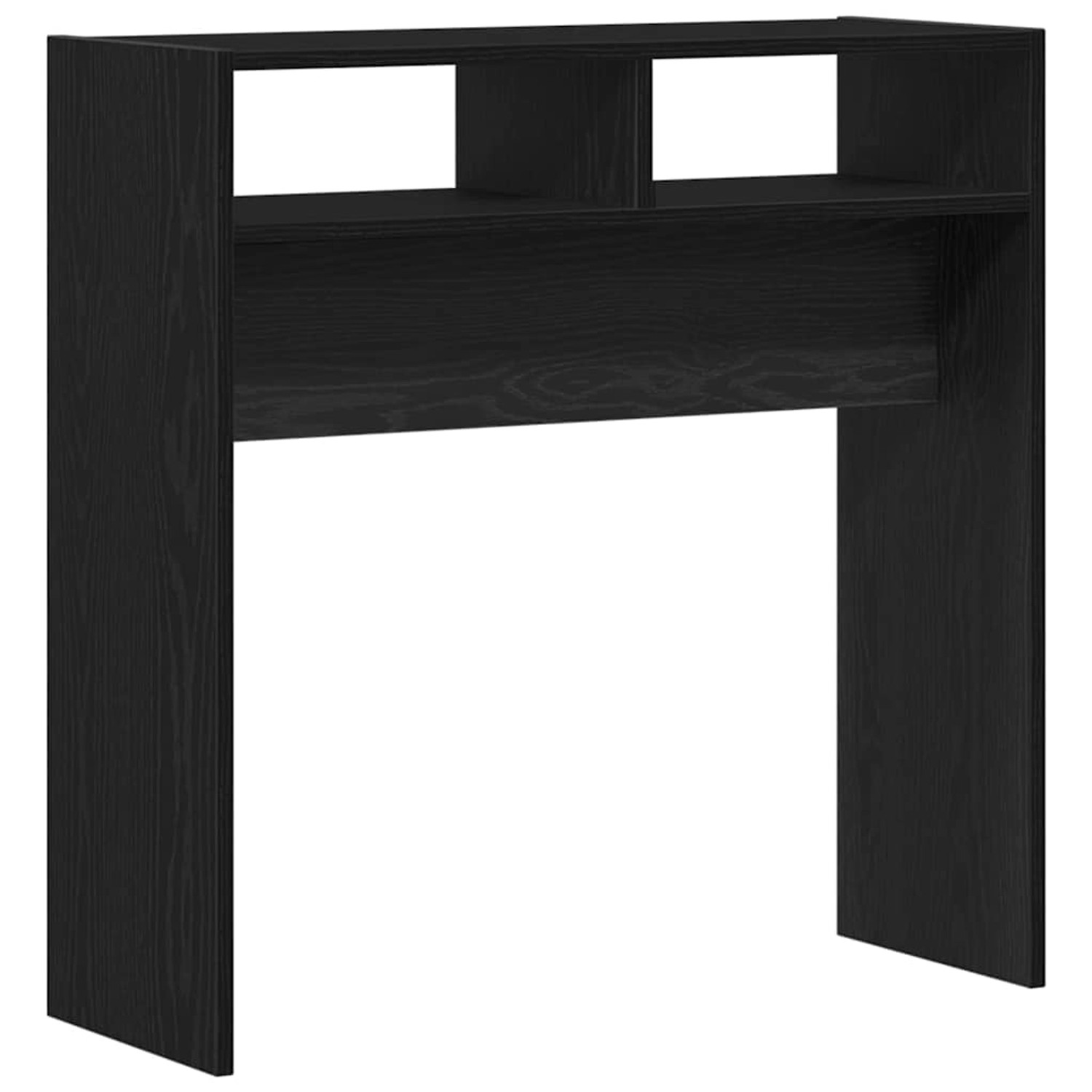 vidaXL Konsolentisch Schwarze Eiche 78 x 30 x 80 cm Holzwerkstoff 862659 günstig online kaufen