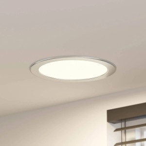 Runder, dimmbarer LED Einbaustrahler Cadance in Alu für Bad & Feuchtraum.