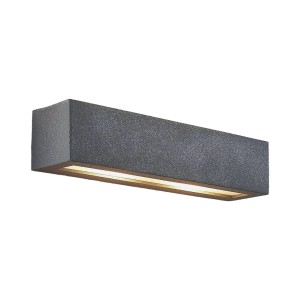 Lindby Beton Wandleuchte Wandlampe Innen Nellie 9624678 Modern in Alu aus Beton 2-flammig G9 Wohnzimmerleuchte