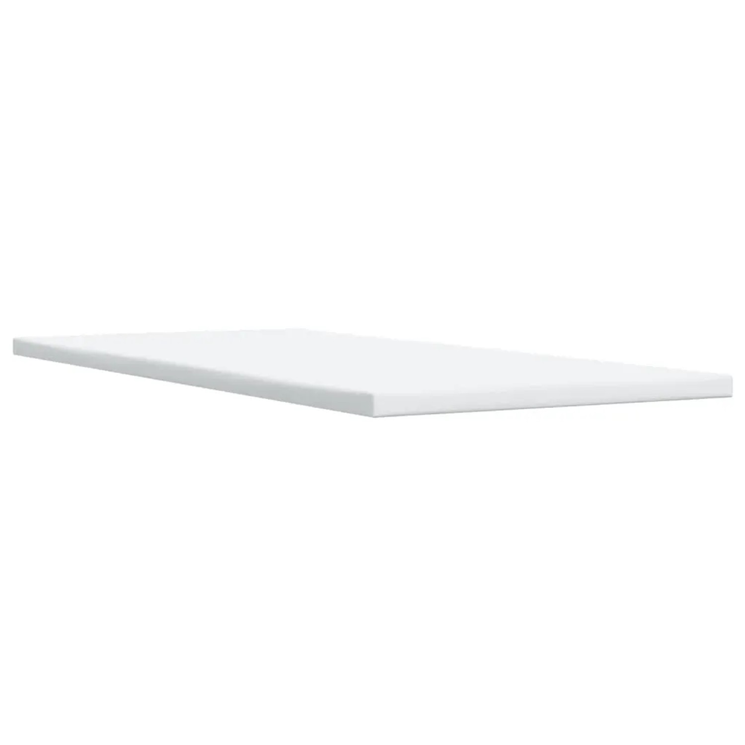Matratzenauflage, weiß, für vidaXL Boxspringbett 90x190 cm.