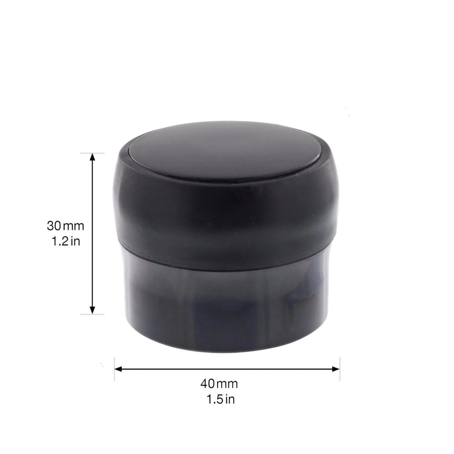 WAGNER Bodentürstopper BLACK DELUXE - Eleganter Türschutz In Hochglanz Schwarz