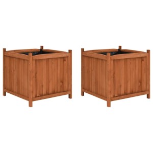 vidaXL Hochbeete 2 Stk 50x50x50 cm Tannenholz 47250