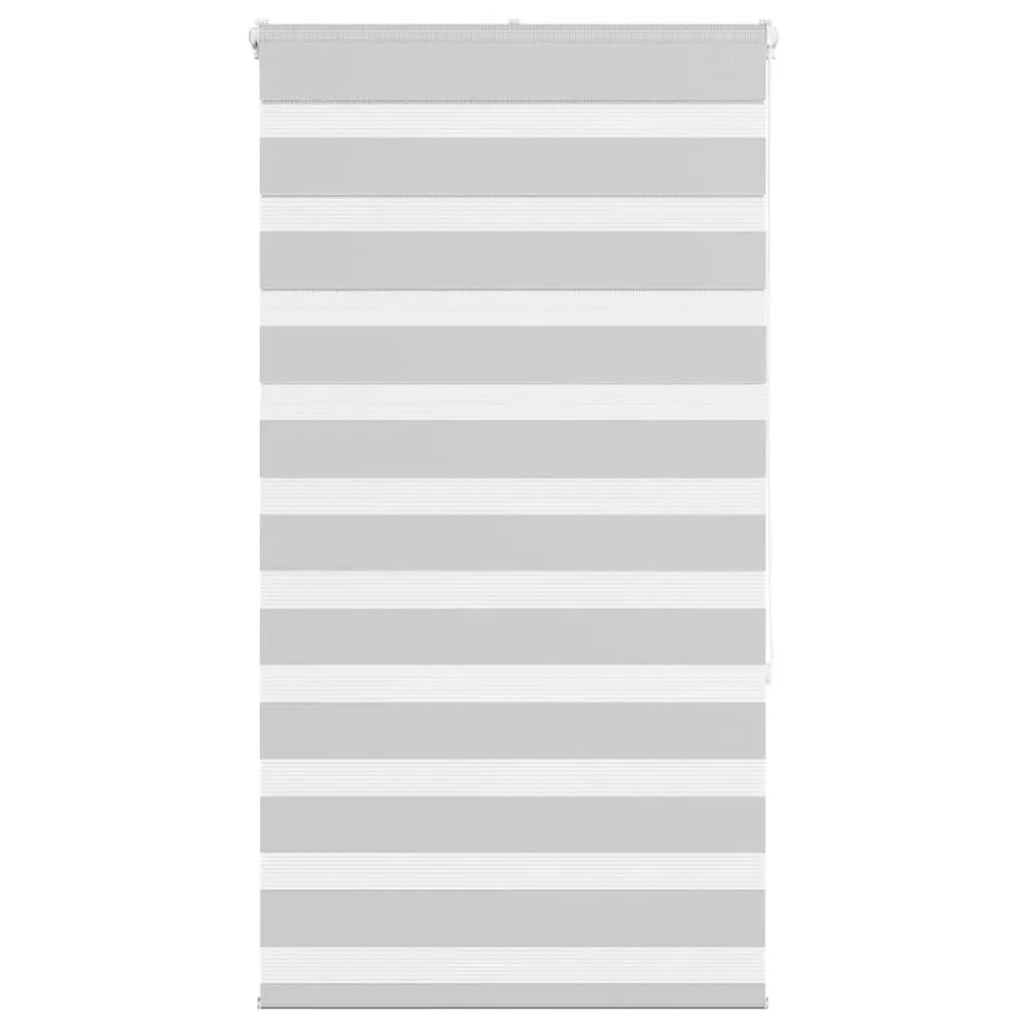 vidaXL Doppelrollo Hellgrau 75x150 cm Stoffbreite 70,9 cm Polyester 4014438 günstig online kaufen