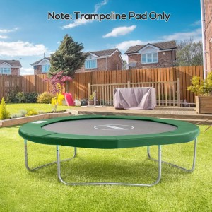 HOMCOM Trampolin Randabdeckung Dunkelgrün