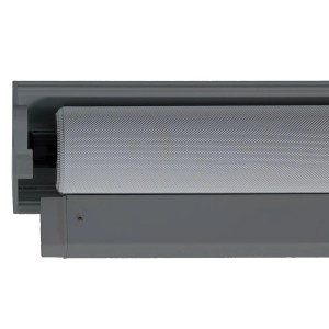 MCW Seitenwand Rollo in Anthrazit für Pergola L41, 3x3,7m, Detailansicht.