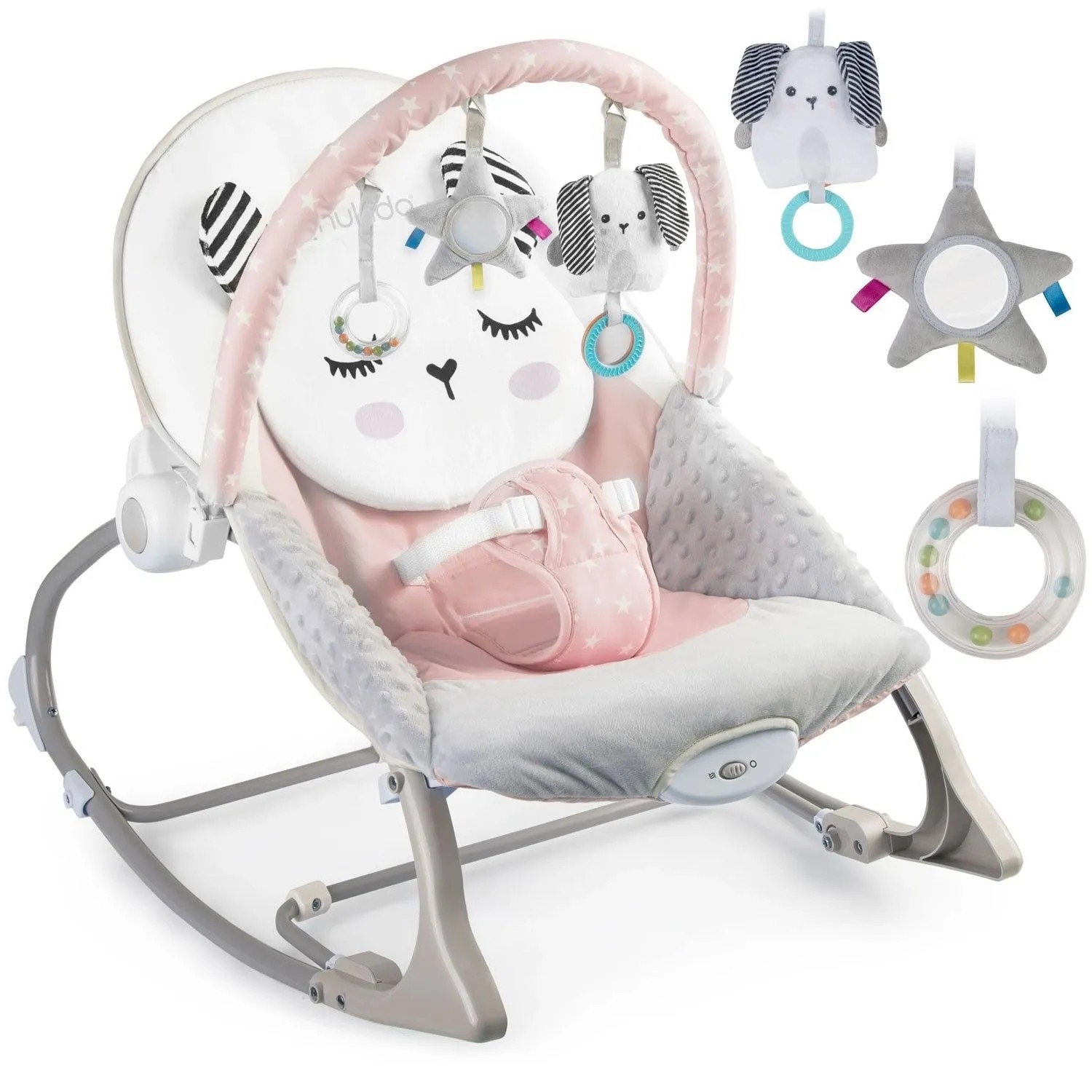 Nukido Wippe Mit Vibrationsfunktion Pink