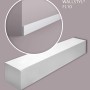 NOEL & MARQUET Sockelleisten FL10-Box WALLSTYL, 32 Stk., 64 m, weiß, für den Innenbereich.
