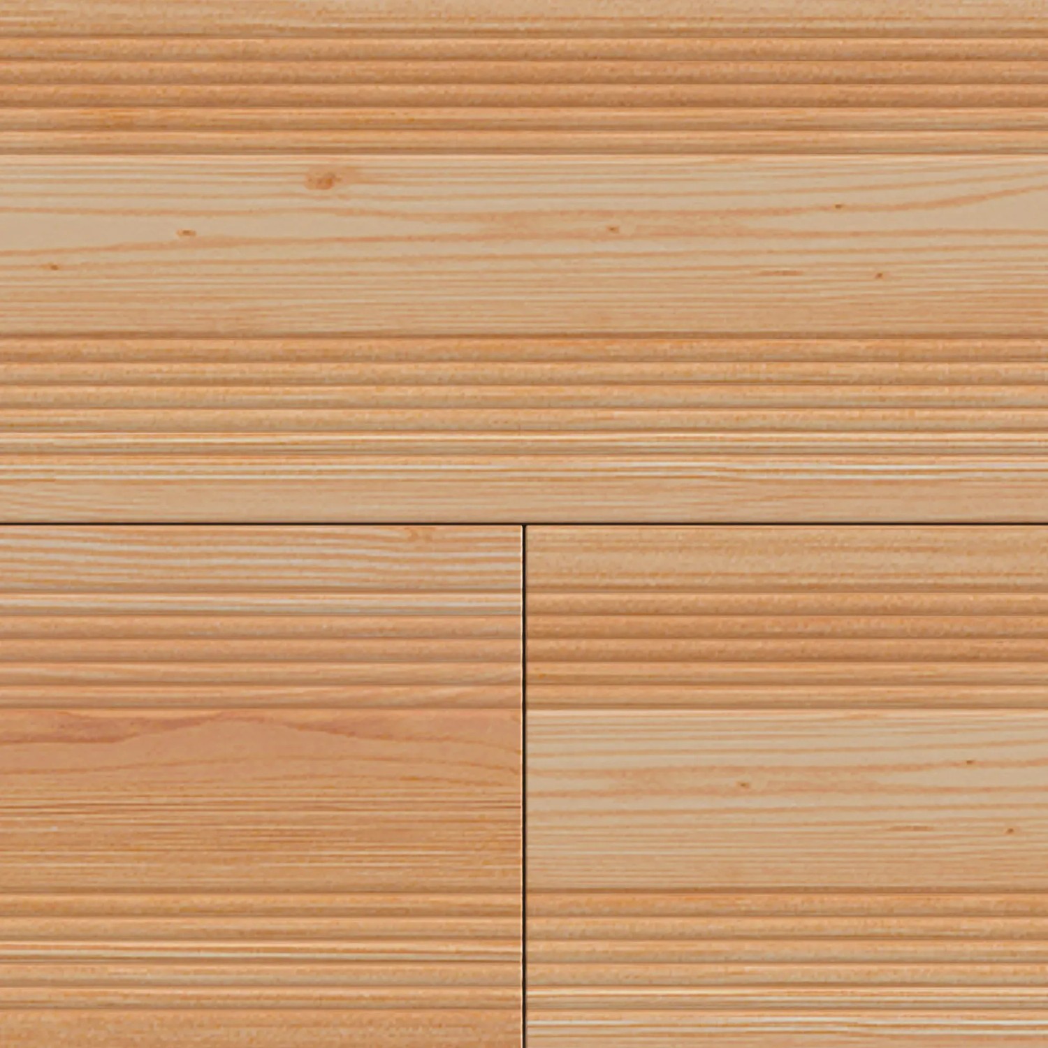 Terrassendiele aus Douglasie, 2,1x12x300cm, mit geriffelter Oberfläche für den Außenbereich.