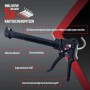 bestTools Profi Kartuschenpresse mit 5 Spitzen, 150-310ml, 20:1 Übersetzung.