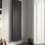 Ximax Raumheizkörper Fortuna Duplex, 1800x236mm, Anthrazit, vertikale Paneele. Heizkörper für Wohnraum.
