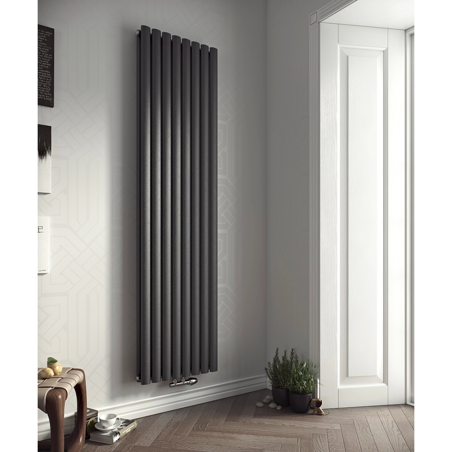 Ximax Raumheizkörper Fortuna Duplex Mittenanschl. 1800x468mm Anthrazit 1388 günstig online kaufen