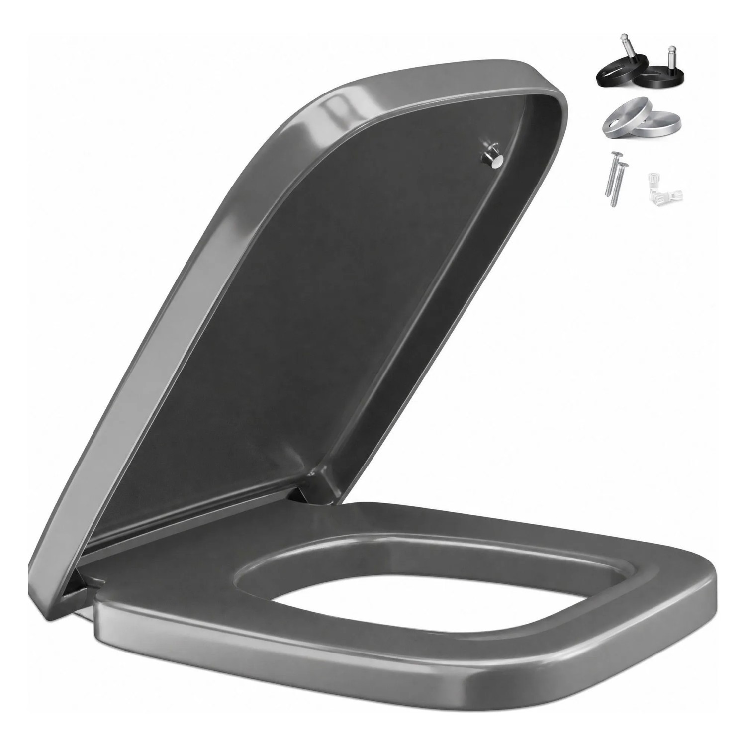 KESSER WC-Sitz E-Form mit Absenkautomatik und Softclose Grau