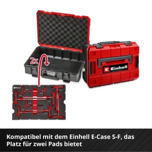 Einhell Werkzeug-Pad mit T-Griff Schraubendrehern (9-teilig) im E-Case Werkzeugkoffer.