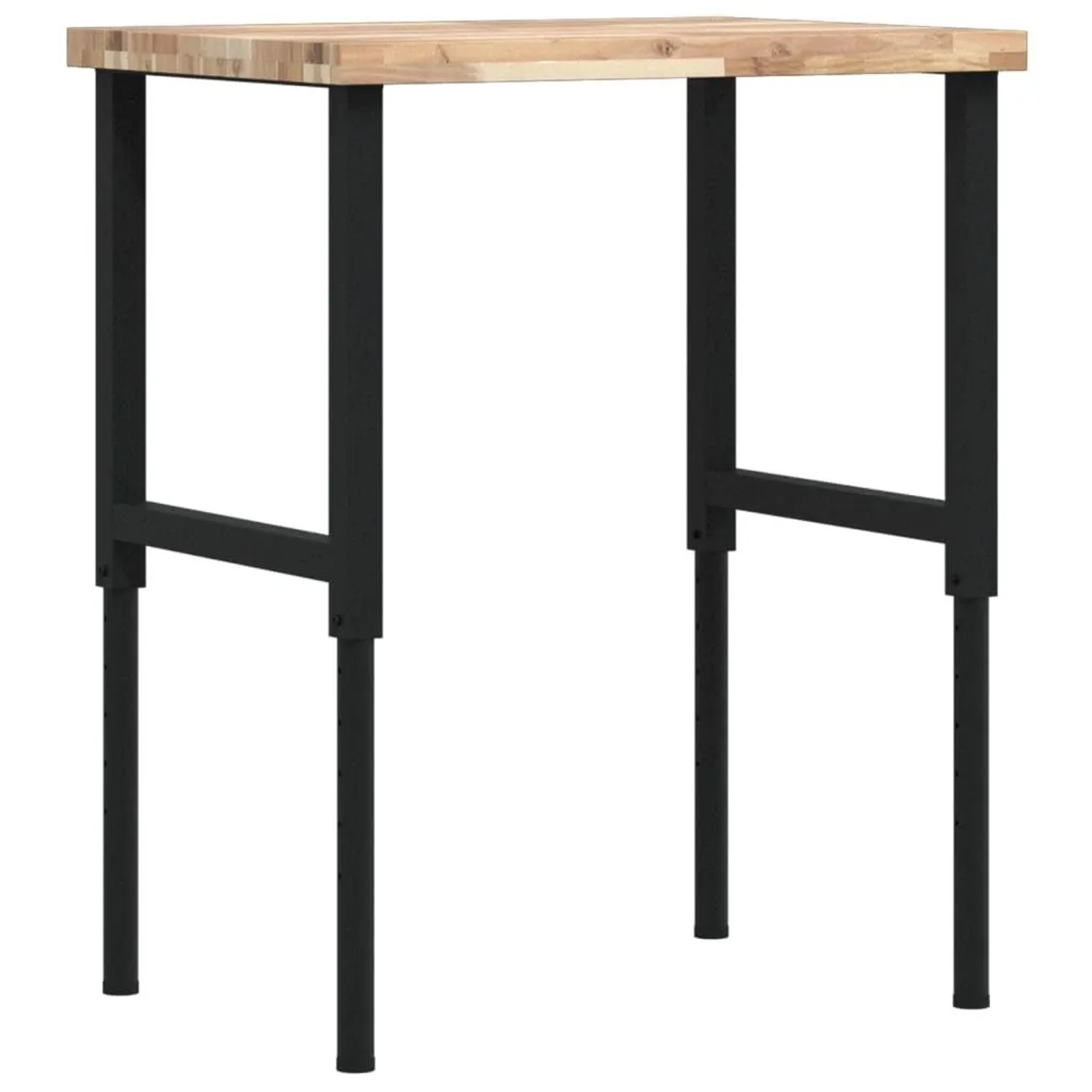 vidaXL Werkbank 80x60x73-99,5 cm Massivholz Akazie Rechteckig 3309690