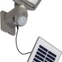 Lutec Solar LED-Strahler Sunshine mit Solarpanel, Außenstrahler mit Bewegungssensor.