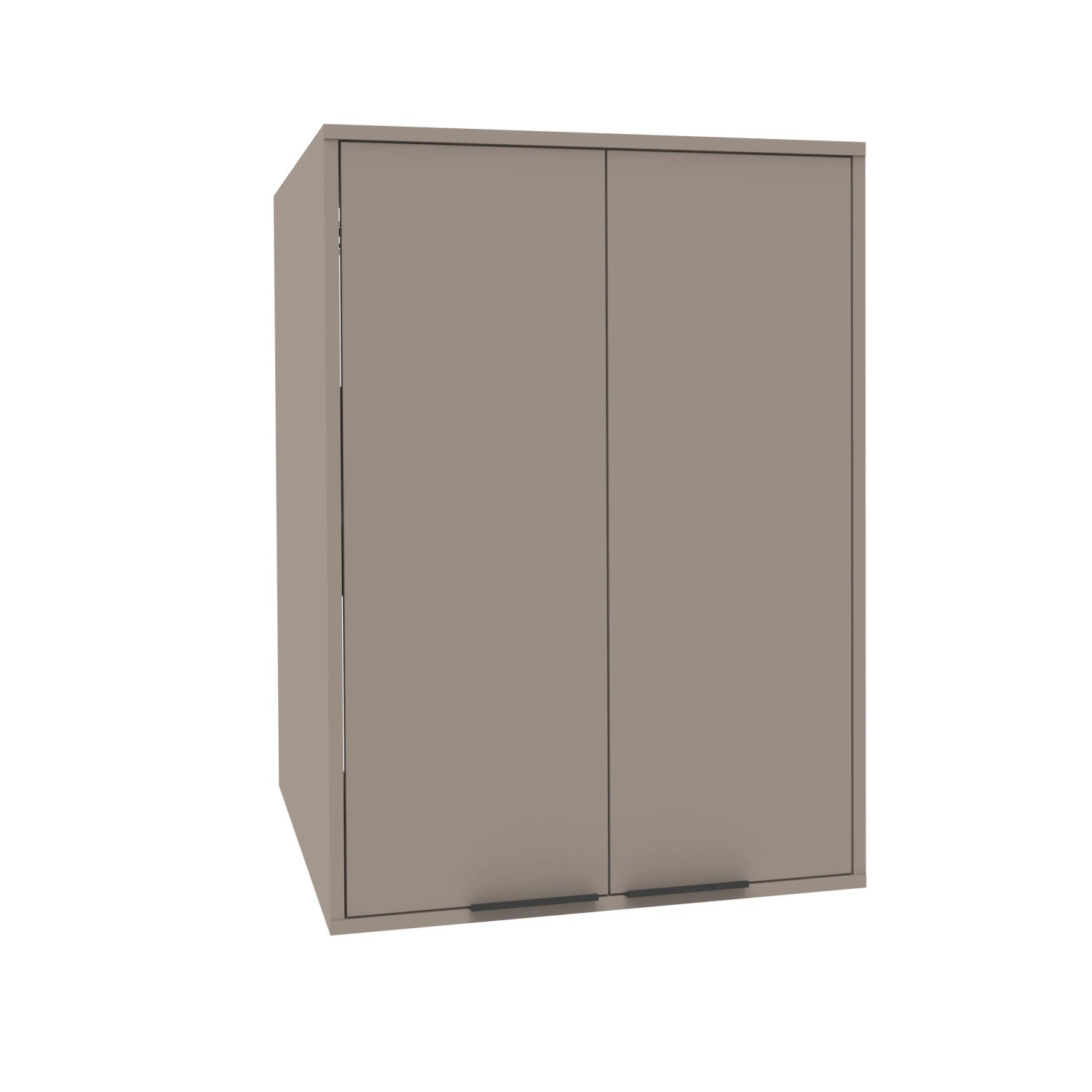 Fackelmann Aufsatzschrank L mit 2 Türen 65 cm x 90 cm x 65,1 cm Kaschmir