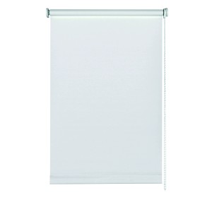 Gardinia Seitenzug-Rollo Verdunklung, 80x180 cm, weiß. Lichtundurchlässiges Rollo mit Kettenzug.