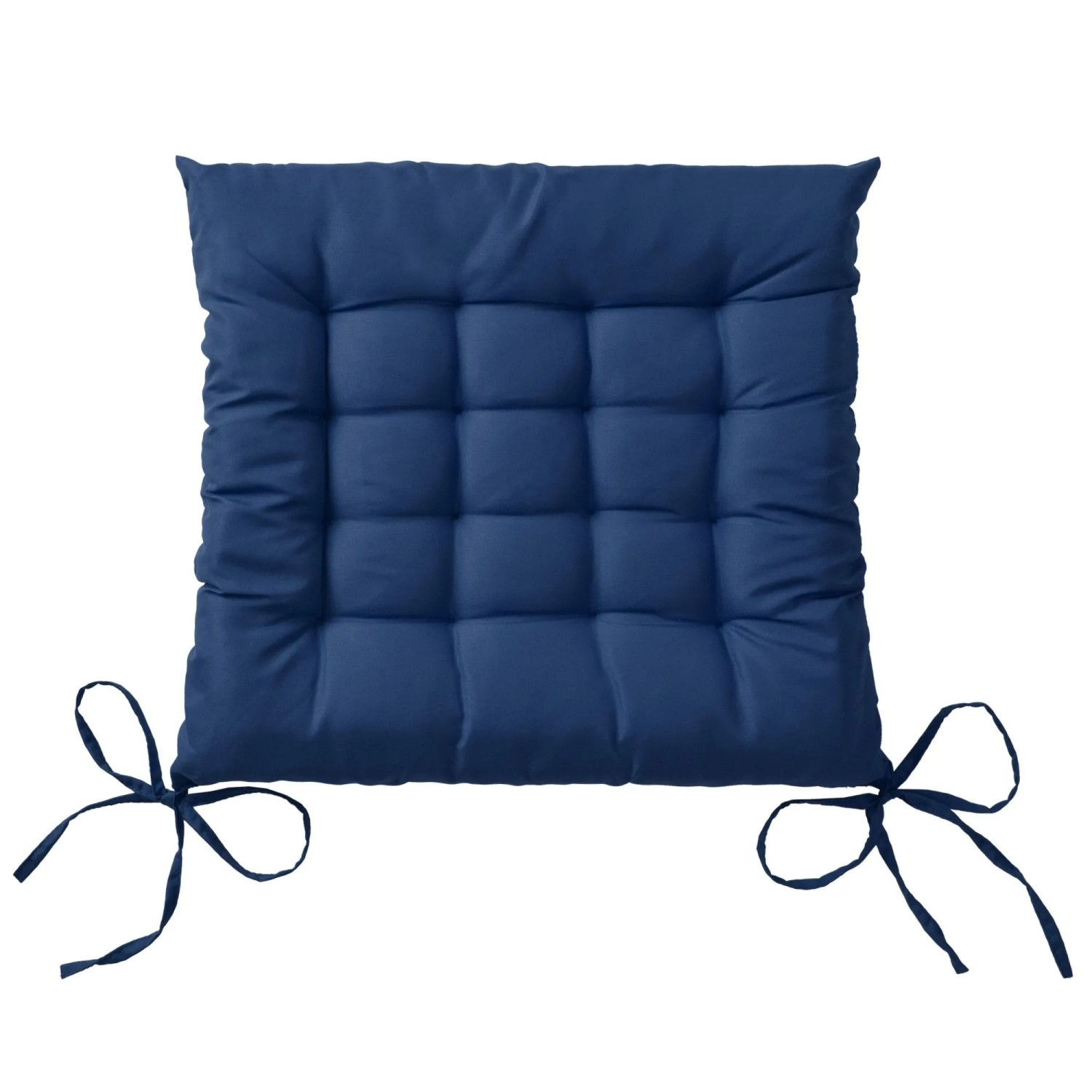 Beautissu Stuhlkissen Lea 40 x 40 x 5 cm Dunkelblau 4er Set kaufen bei OBI