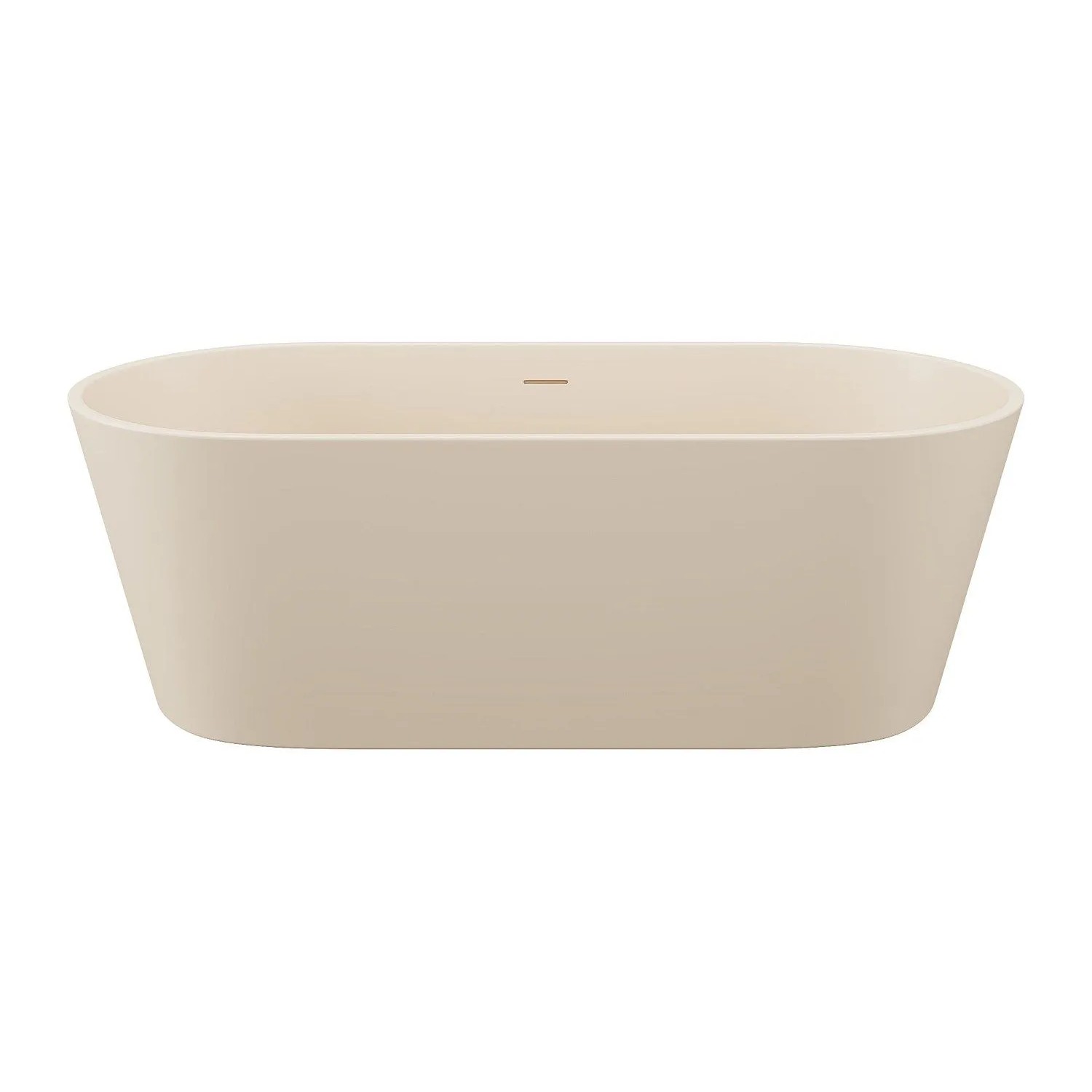 Vente-unique Freistehende Badewanne Luzeca Beige 159 cm