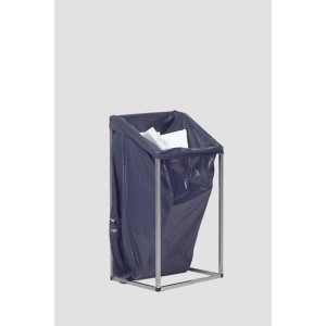 PROREGAL Robuster Müllsackhalter Aus Vierkantrohren Für 240 Liter HxBxT 119 x 63 x 54 cm Stahl Silber