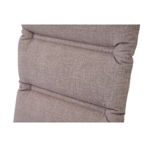 Siena Garden Sesselauflage Comfort, 110x48x7 cm, taupefarben, mit Steppnähten.