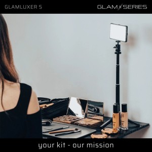 Glamseries Glamluxer S Led-Panel Beleuchtung 3200-5600K Stativ Make-Up Light