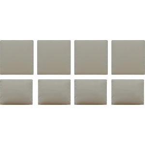 Sitzkissen-Bezug-Set für 4-teiliges Lounge-Set Lakewood, hellbeige Polyester, 8 Bezüge.
