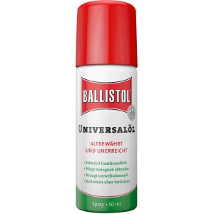 Ballistol Spray 50ml: Universalöl für Pflege, Rostschutz und Reinigung im handlichen Format.