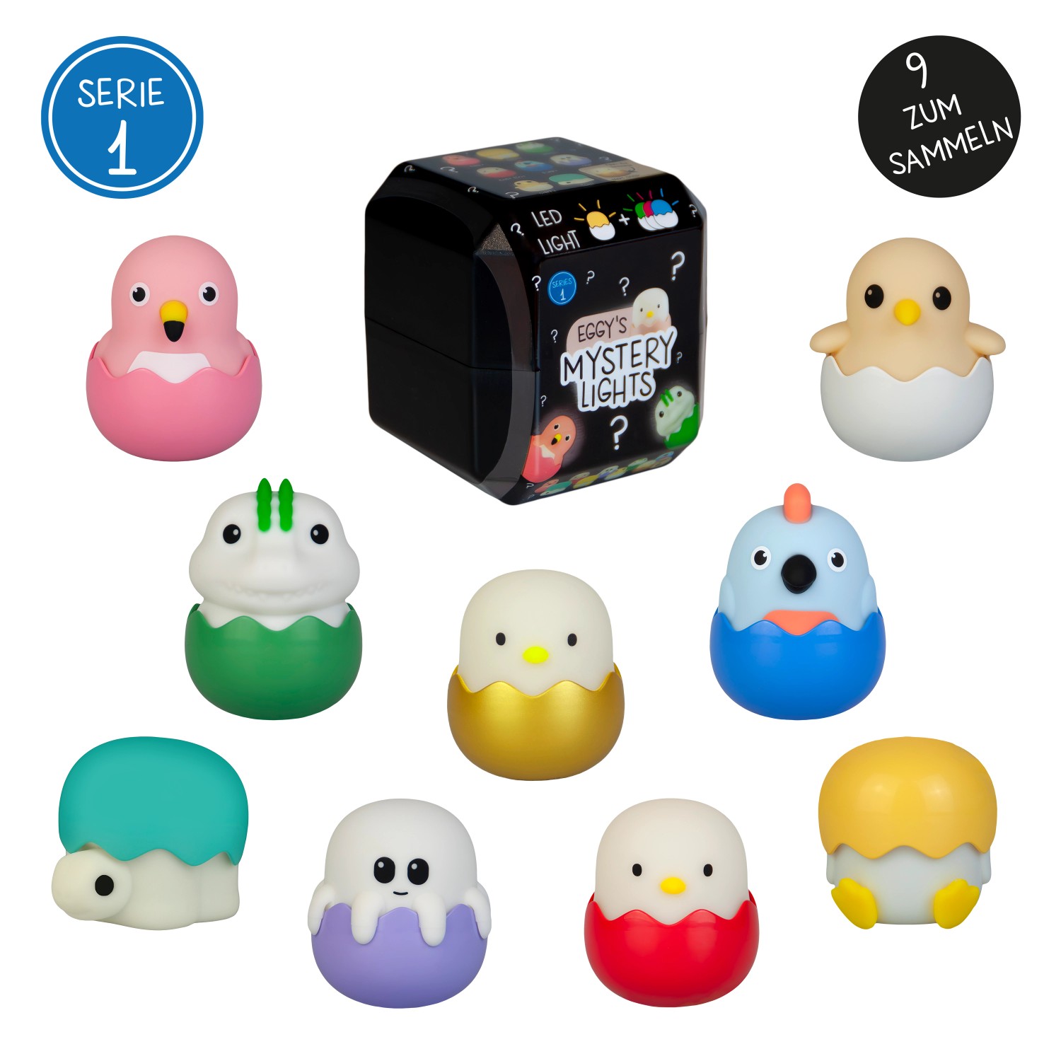 MegaLight Mini Lichter Eggy´s Mystery Lights Dimmbar mit Akku 9-fach Sortie günstig online kaufen