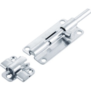 Bolzenriegel AjustLock, blau verzinkt, 100 mm, für Türen und Tore.