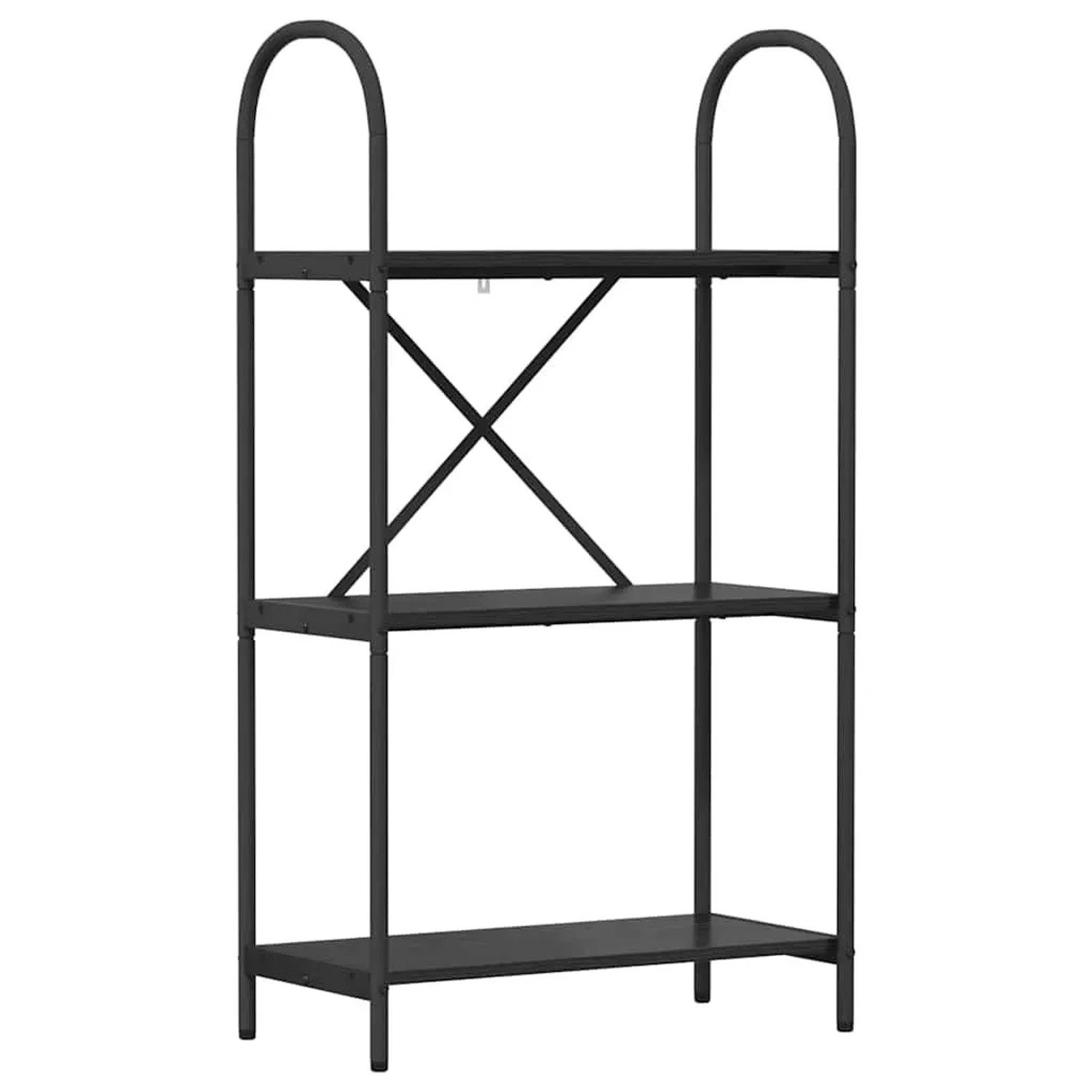 vidaXL Bücherregal Schwarz Eichen-Optik 60 x 30 x 109 cm Holzwerkstoff 8799 günstig online kaufen