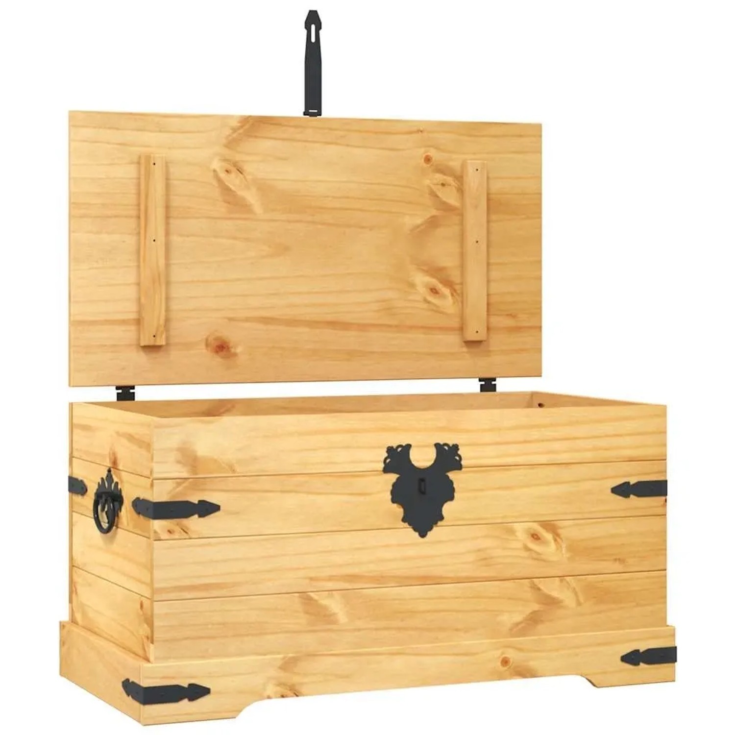vidaXL Truhe Mexiko-Stil Kiefernholz 91x49,5x47 cm 243747