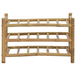 vidaXL Weinregal Natur 57 x 29,5 x 36 cm Bambus 42028070