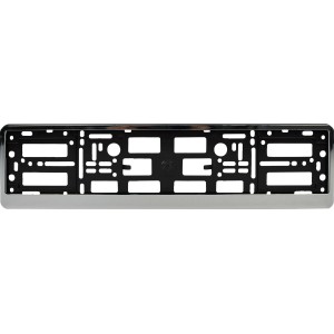 Chrom Kennzeichenhalter für Auto, einfache Montage, 52cm breit.