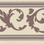 A.S. Création Bordüre Ornament in Beige-Braun, selbstklebend für einfache Anbringung.