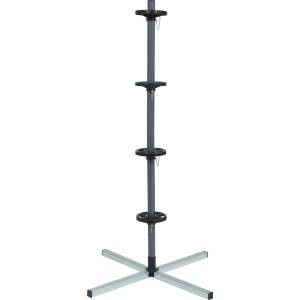 Felgenständer XXL mit Vlieshülle zur Lagerung von 4 Reifen, mit Kreuzfuß.