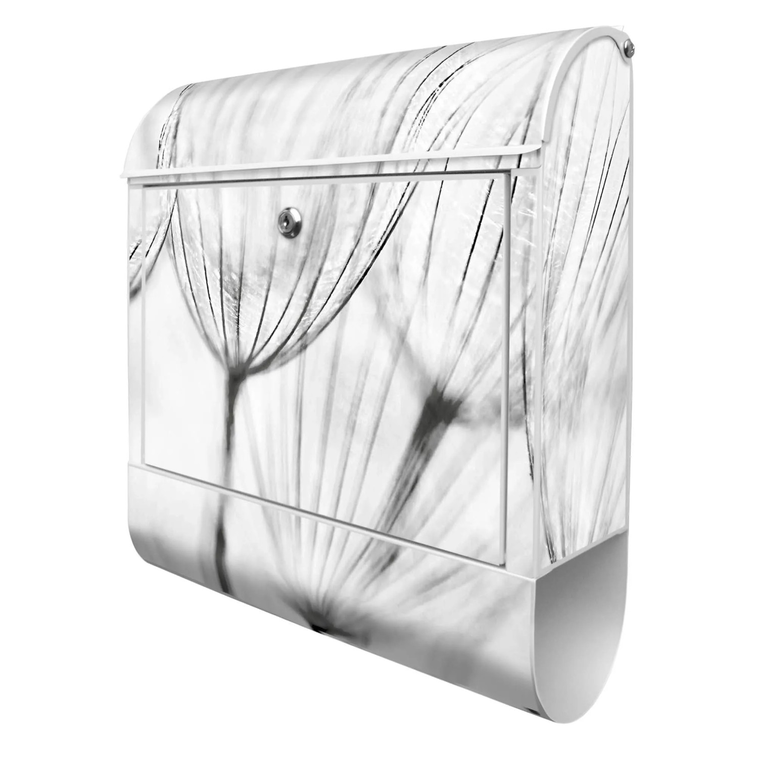 Banjado Design Briefkasten Weiß Pulverbeschichtet 39x47x14cm 2 Schlüssel Mi günstig online kaufen