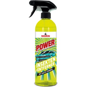 Nigrin Insektenentferner Power, 750ml Flasche mit Sprühkopf für Autopflege.