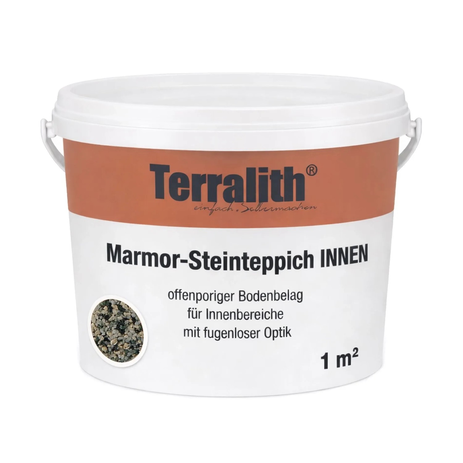 Terralith Marmor Steinteppich Mix Verona für 1m² Innen Mittel 4-6 mm