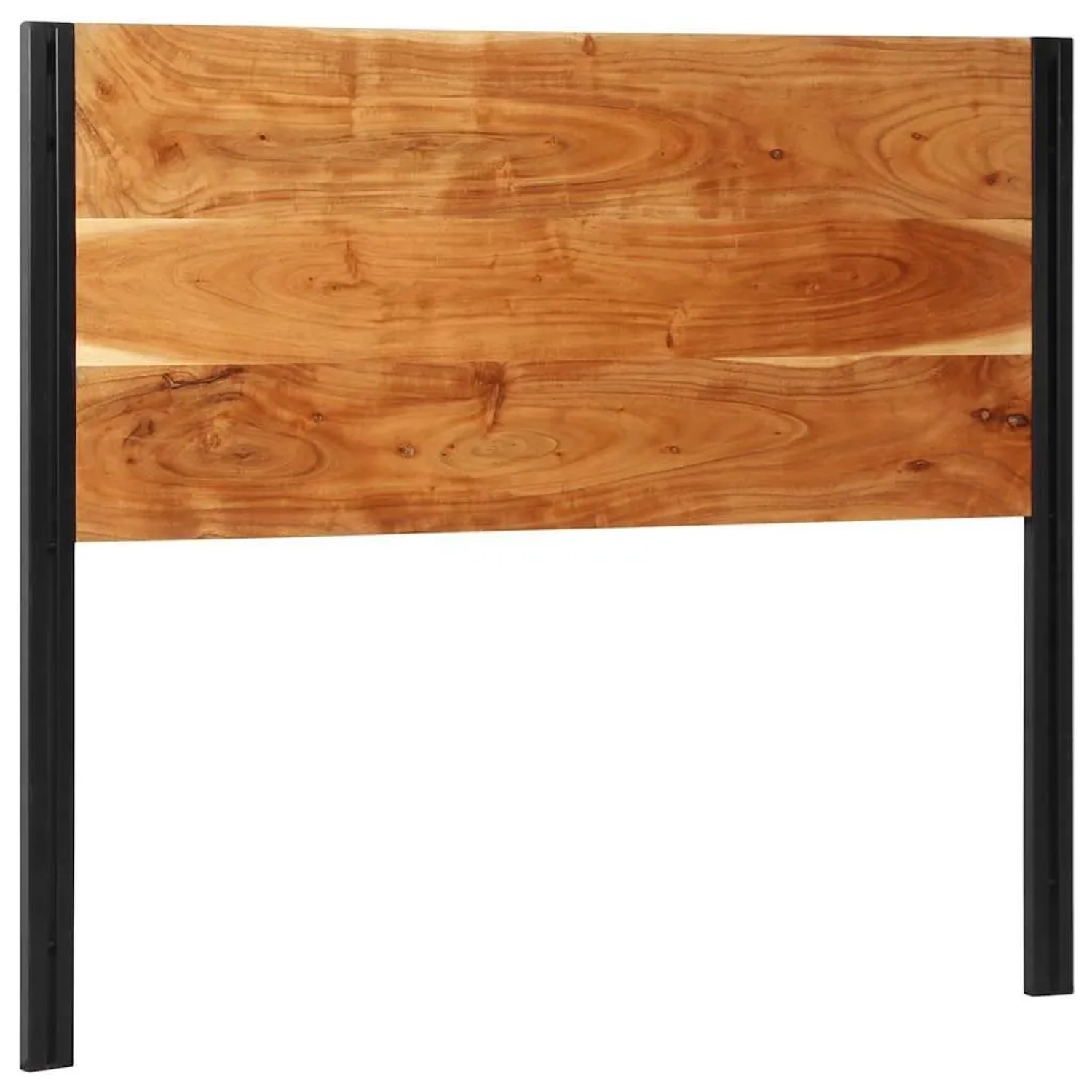 vidaXL Kopfteil 120 cm Massivholz Akazie und Eisen 4017548