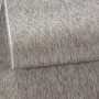 Beiger Kurzflorteppich Nizza von Ayyildiz, 80x250 cm, meliertes Design.