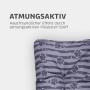 Anthrazit Hundekissen (70x100) mit Pfotenmuster, ideal als Hundebett oder Hundekorb.