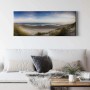 Bricoflor Leinwand mit Strandmotiv: Meer, blauer Himmel, Sandstrand. Wandbild für Wohn- und Schlafzimmer.