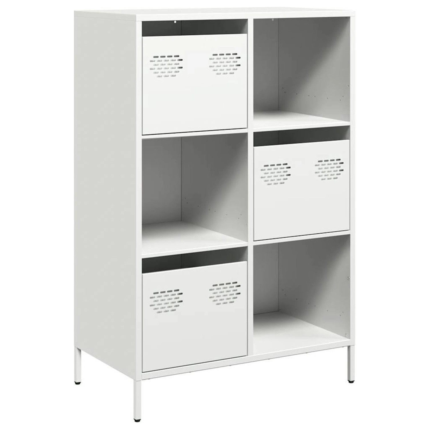 vidaXL Highboard Weiß 68x39x103,5 cm Stahl 851411 günstig online kaufen