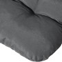 Detailaufnahme: Beautissu Flair NL Niederlehner Graphitgrau, Sitzkissen für Gartenstühle.